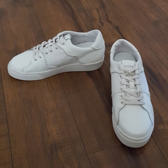 SKONO Norway -‎ White Glitter Sneakers - Picture 2 of 6